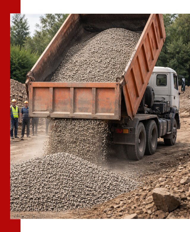 Доставка сыпучих материалов самосвалом в Донецке быстро и надежно