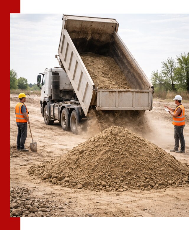 Доставка самосвалом 15 кубов в Донецке за город и по городу