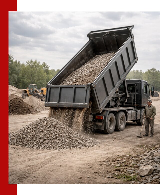 Доставка самосвалом 30 м3 по выгодным ценам в Донецке