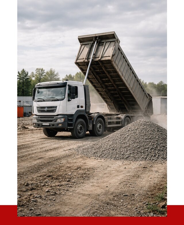 Доставка самосвалом 40 кубов в Донецке от 9853 р. | ПРОНЕРУДДнк