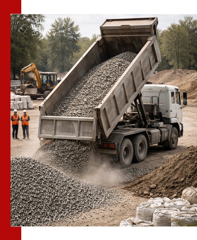 Аренда самосвала в Донецке для доставки сыпучих и нерудных материалов