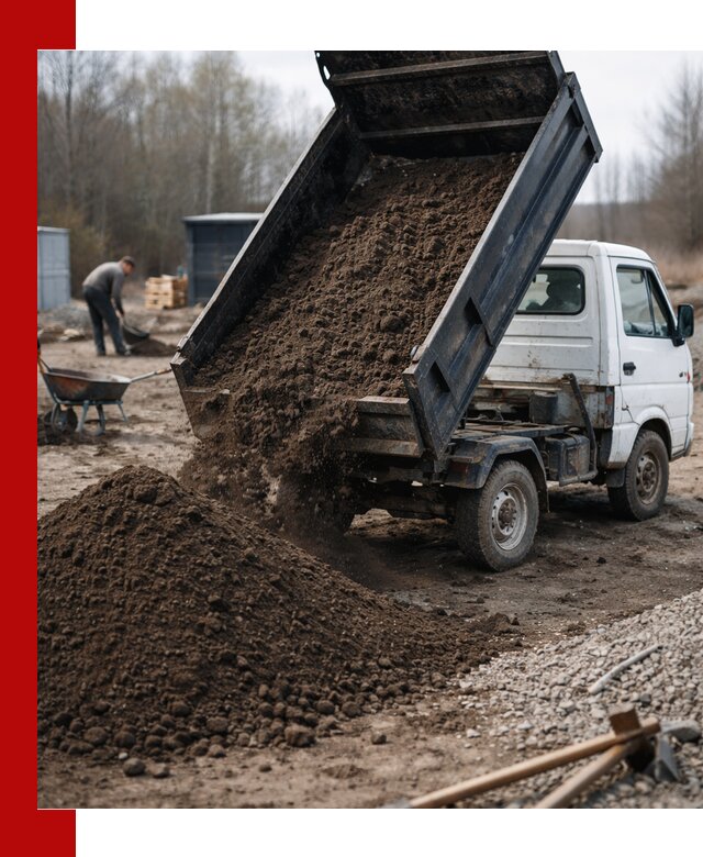 Аренда минисамосвала в Донецке для доставки сыпучих материалов