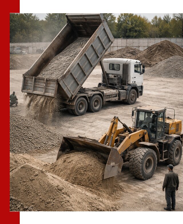 Перевозка сыпучих грузов самосвалами и бортовыми в Донецке