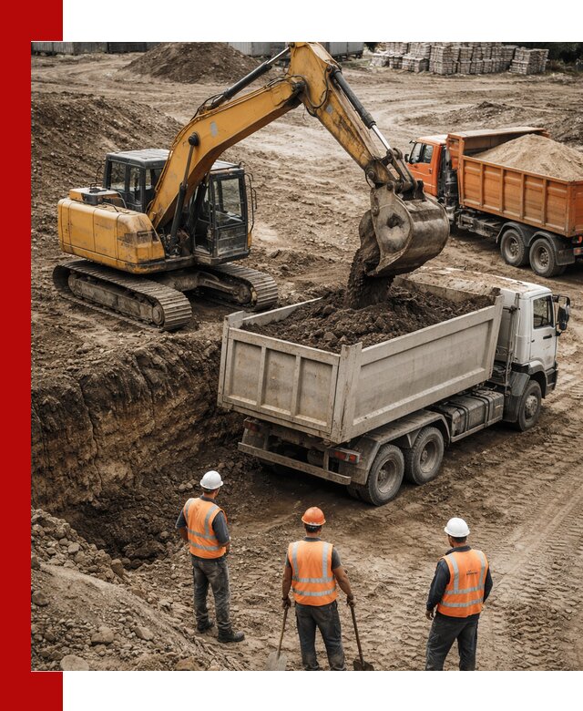 Разработка грунта для строительства и благоустройства в Донецке