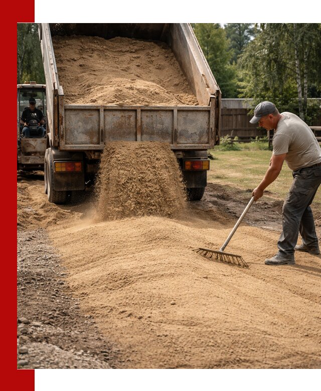 Отсыпка участка песком в Донецке быстро и качественно