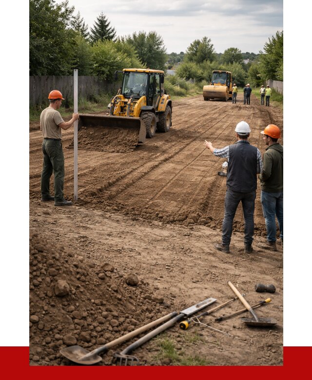 Планировка участка грунтом в Донецке от 4927 р ПРОНЕРУДДнк